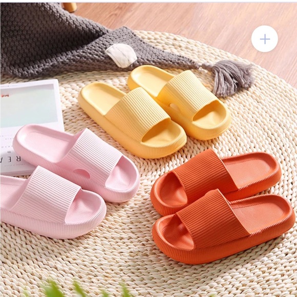 Burnt orange Cloud slides womens 9.5 40-41 - Picture 5 of 16